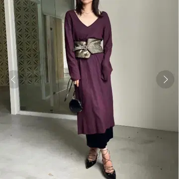 아메리빈티지 CHAMBRAY LIKE 2WAY LONG KNIT