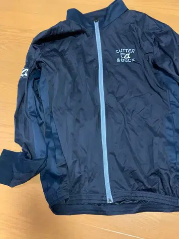 골프 커터앤백 스트레치 얇은 소재 아우터 네이비