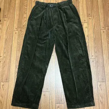 UNIQLO U 코듀로이 턱 와이드 팬츠 브라운 M 24AW