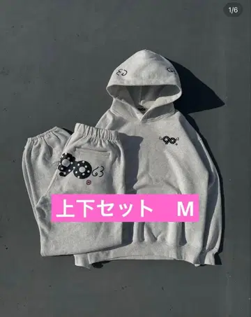 90 로고 오리지널 후디 x 스웨트 팬츠 M