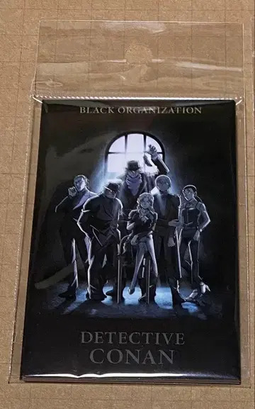 [ 미개봉 ] 명탐정 코난 흑철의 어영 블랙 클로징 미니 사진풍 카드