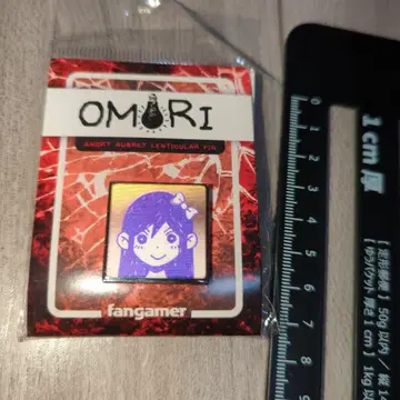 OMORI 렌치큘러 핀 배지 오브리 핀즈 미사용품 봉돌