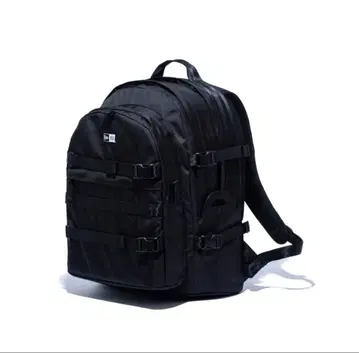 블랙 백팩 보틀 포켓 부착