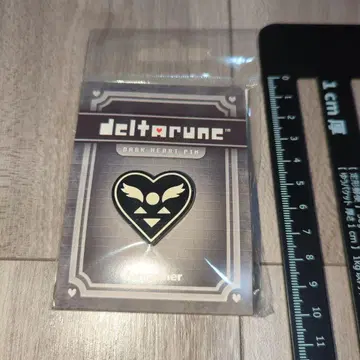 델타룬 DELTARUNE 다크 하트 핀 배지 핀즈 미사용품