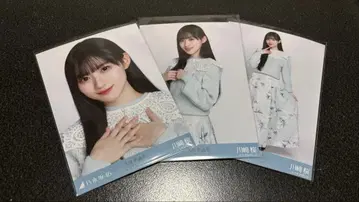 노기자카46 브로마이드 쿠보 시오리 카라 부착 코디 컴프 카와사키 벚꽃