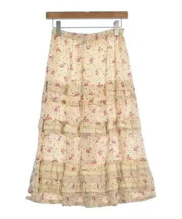 트리코트 꼼 데 가르송 롱 맥시 길이 스커트 여성용