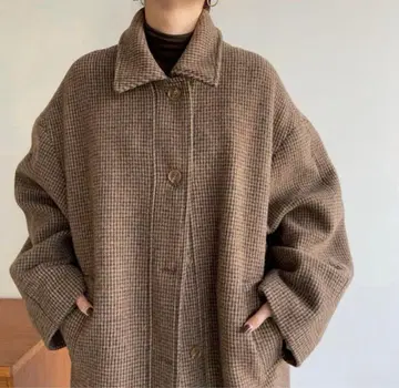 nokcha hounds tooth check coat