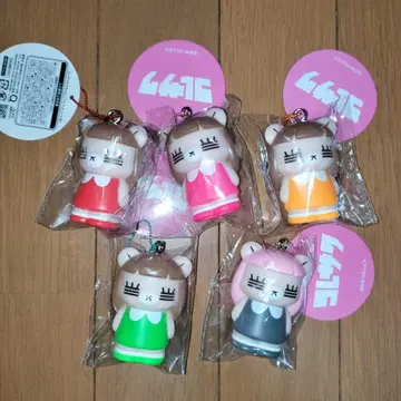 3 코레사와 레코짱 소프트 비닐 마스코트 BC 전 5종 컴플리트 세트