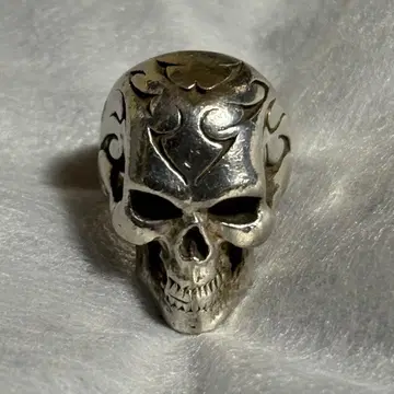 CRAZY PIG 각인 스컬 링 크레이지 피그