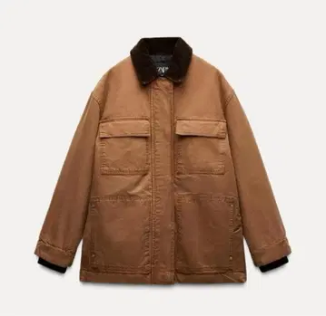 미사용 새상품 ZARA 대비 색상 퀼팅 자켓 M 사이즈