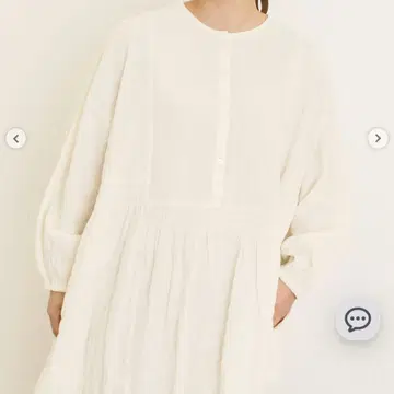 Samansa Mos2 셔링 절개 둥근 튜닉