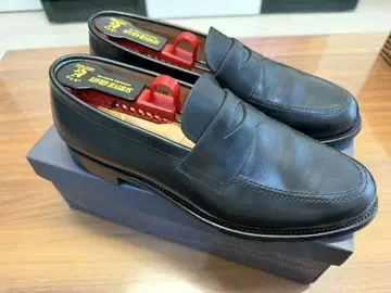 스코치 그레인 로퍼 26.5 정품 슈키퍼 포함 블랙