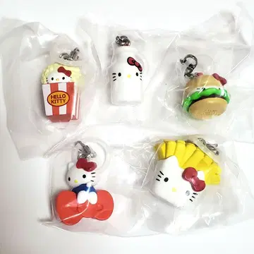 헬로키티 아메리칸 디자인 메지루시 액세서리 풀 컴프 세트 4