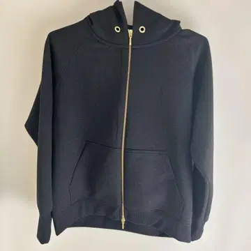 [ 새상품 ] 온워드 라메 종이상자 더블 지퍼 후드티 블랙