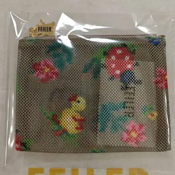 페이러 하이디 메쉬 파우치 베이지 미니