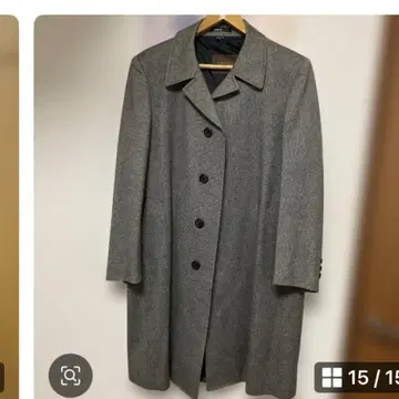 고품질 일본산 SANYO 스텐카라 코트 그레이