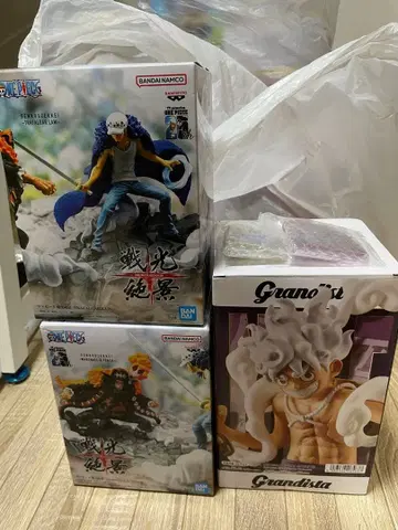 원피스 피규어 전광절경 로우 검은 수염 세트 Grandista 니카