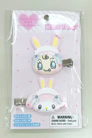 산리오 메조피아노 콜라보 앞머리 클립 베리에짱 마이멜로디짱