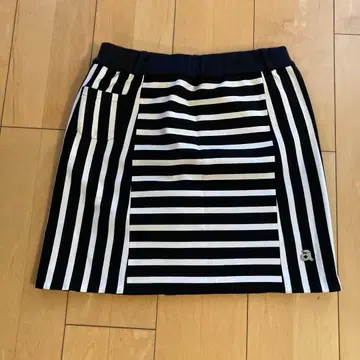 알치비오 스트라이프&블랙 리버서블 스커트