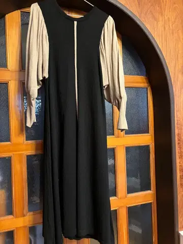 빅 사이즈 니트 롱 원피스