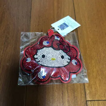 반짝이는 가죽 키링 산리오 KITTY