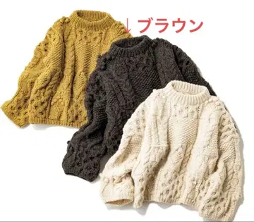 CAVEZA ROSSO 패치워크 니트