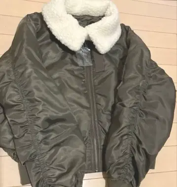 로리즈팜 밀리터리 자켓 밀리터리 블루종 M 카키