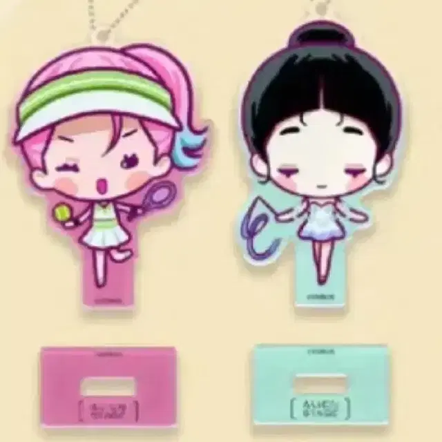 공구/분철)에이스테 스포츠팝업 미니스탠드 아크릴 키링 미지수아