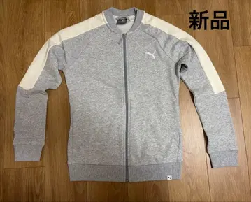 푸마 PUMA 긴팔 풀 집업 트랙 자켓 맨투맨 그레이 S