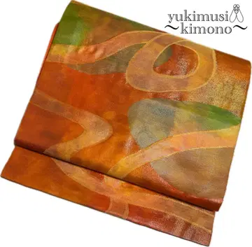 ZZ525 나고야 오비 나고야 제 오렌지 352cm 단품 판매 무료배송