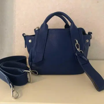 한정판 블루 nouer 2way 인조 가죽 숄더백 야마다야