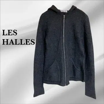 [레어] 니트 자켓 후드티 [SS~S] 그레이 울 작은 작은 체구