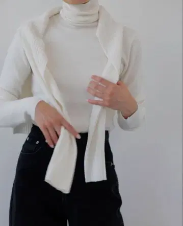 Na.e Silky Touch 터틀 니트 리브 터틀니트