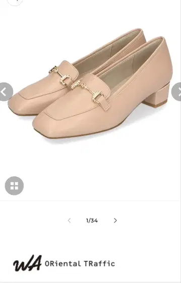 ORiental Traffic 메탈릭 라인 비트 힐 로퍼