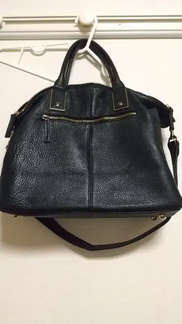 천연 가죽 3way 백 블랙