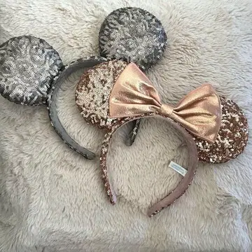 디즈니 스팽글 머리띠 미키 미니