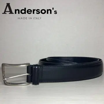 Andersons 가죽 남성용 벨트 XL 블랙