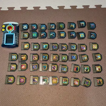 록맨 에그제 링크펫 EX 빛나는 열투 에디션 칩 51개 포함