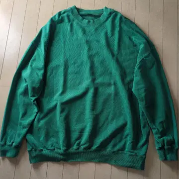 MUHAKU 맨투맨 트레이닝복 무지 심플 빅 실루엣