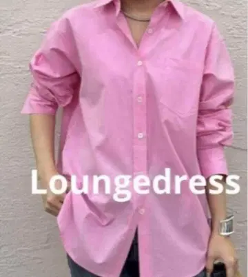 새상품 Loungedress 베이직 코튼 셔츠