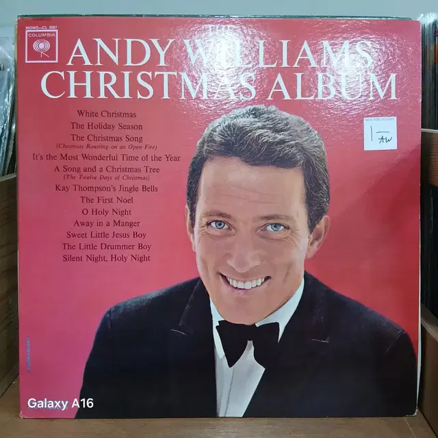 앤디 윌리엄스 크리스마스 앨범 LP 레코드