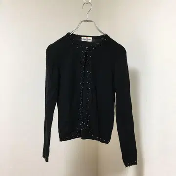 [갤러리 비스콘티] 가디건 비쥬 스팽글 겉옷 울