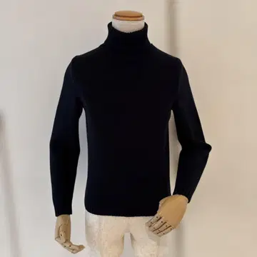 자노네 / 터틀넥 니트 / 5 게이지 / 다크 네이비 / 44