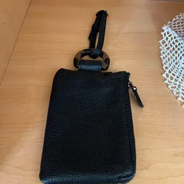 블랙 가죽 키케이스 [ 미사용 ]