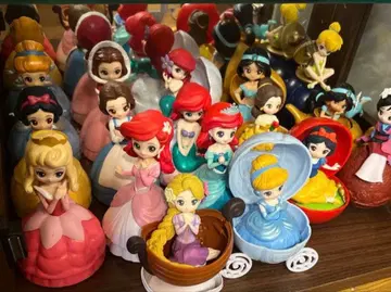 디즈니 프린세스 캡슐 캐릭터 히로인 인형 17개 가챠가챠 인형