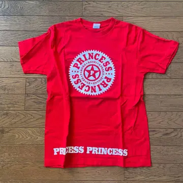 PRINCESS PRINCESS 빨간색 T셔츠 M 사이즈