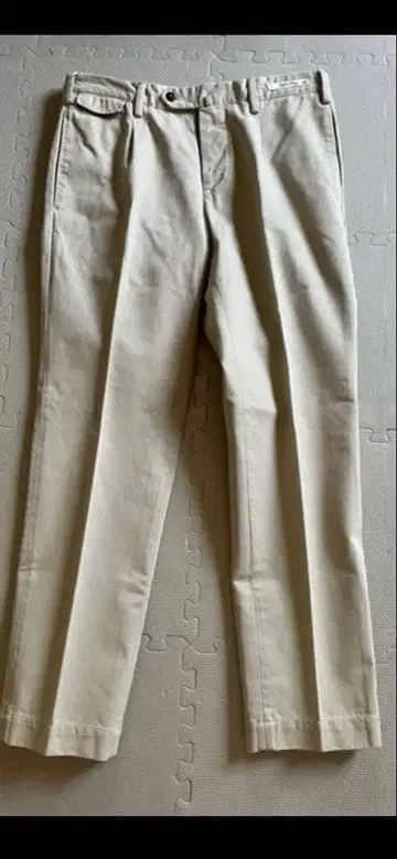 [ 새상품급 ] 정가 4만 엔 PT01 팬츠 베이지 코튼 팬츠 48