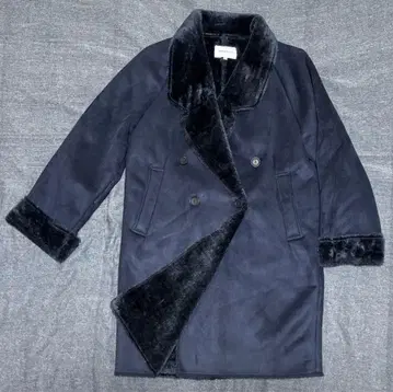 마우지 보아 안감 무스탕 코트 복슬복슬 방한