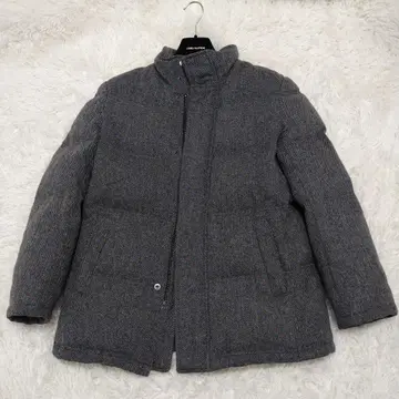 COMME CA MEN 꼼사맨 울 트위드 조 다운 자켓