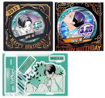 [ 가격 인하 ] 쿠니미 에이 벌스데이 캔뱃지 디오라마